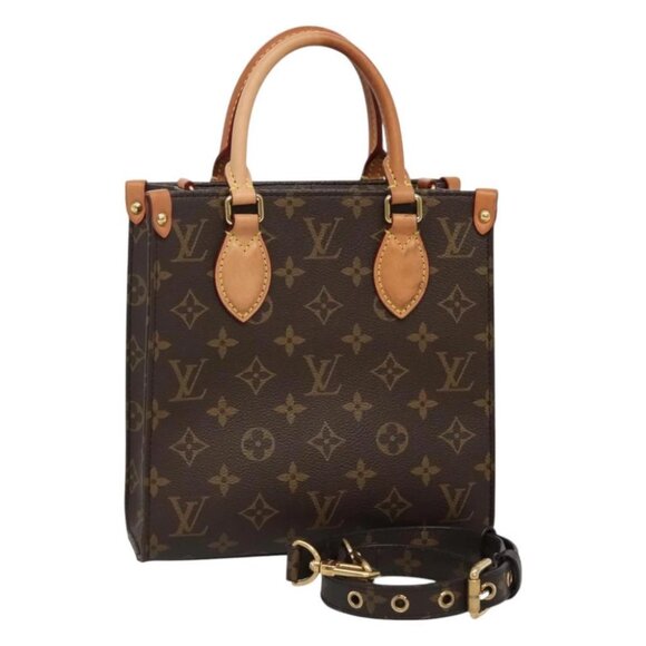 LOUIS VUITTON Monogram Sac Plat BB Hand Bag - Picture 1 of 14